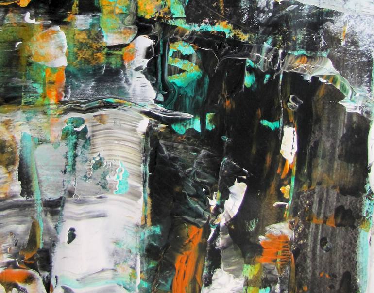 Original Abstract Expressionism Abstract Painting by Dmitri Matkovsky