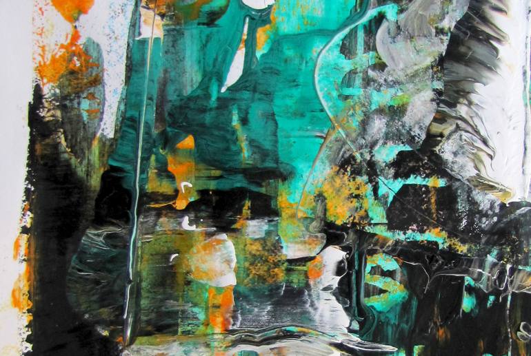 Original Abstract Expressionism Abstract Painting by Dmitri Matkovsky