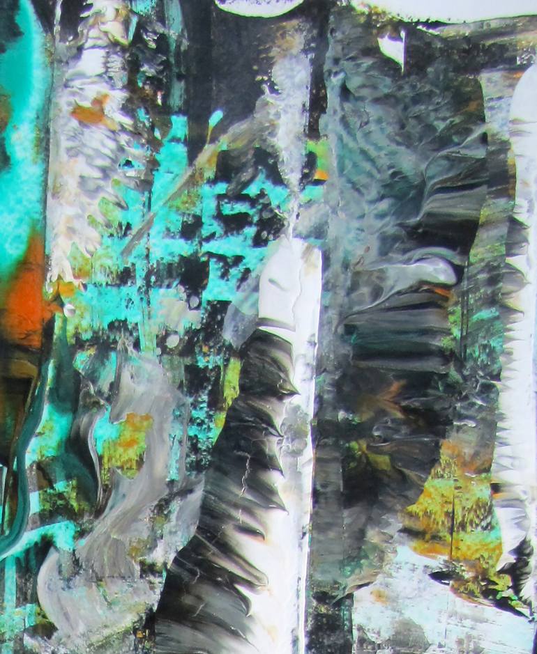 Original Abstract Expressionism Abstract Painting by Dmitri Matkovsky