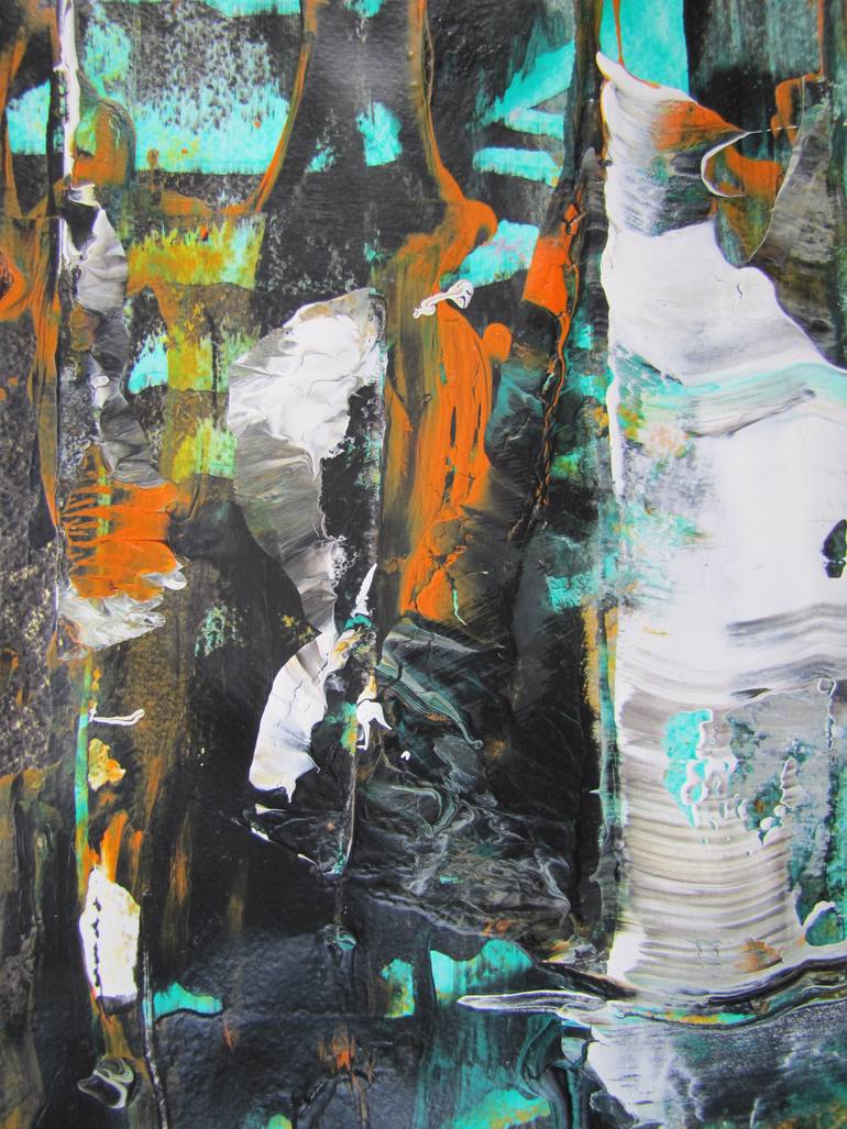 Original Abstract Expressionism Abstract Painting by Dmitri Matkovsky