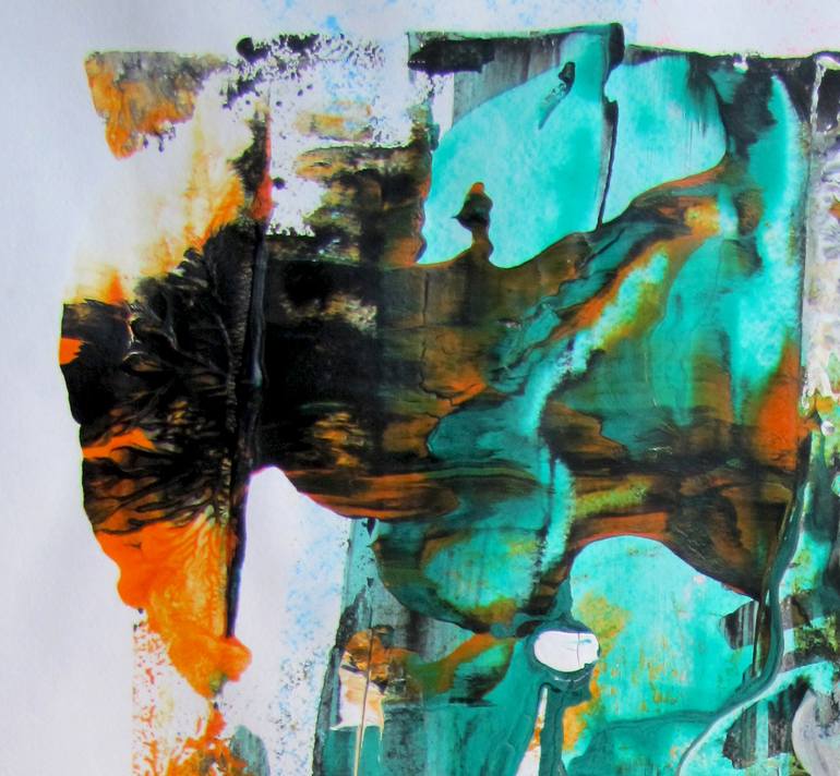 Original Abstract Expressionism Abstract Painting by Dmitri Matkovsky