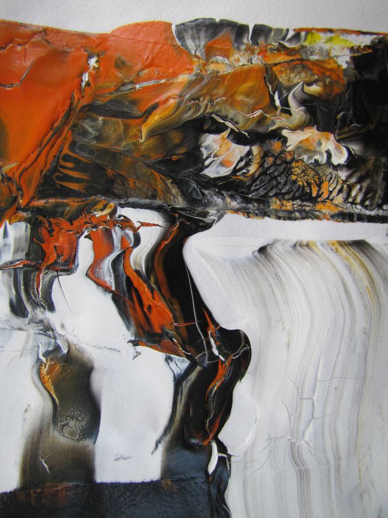Original Abstract Expressionism Abstract Painting by Dmitri Matkovsky