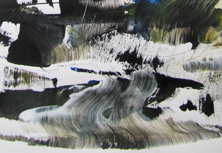 Original Abstract Expressionism Abstract Painting by Dmitri Matkovsky