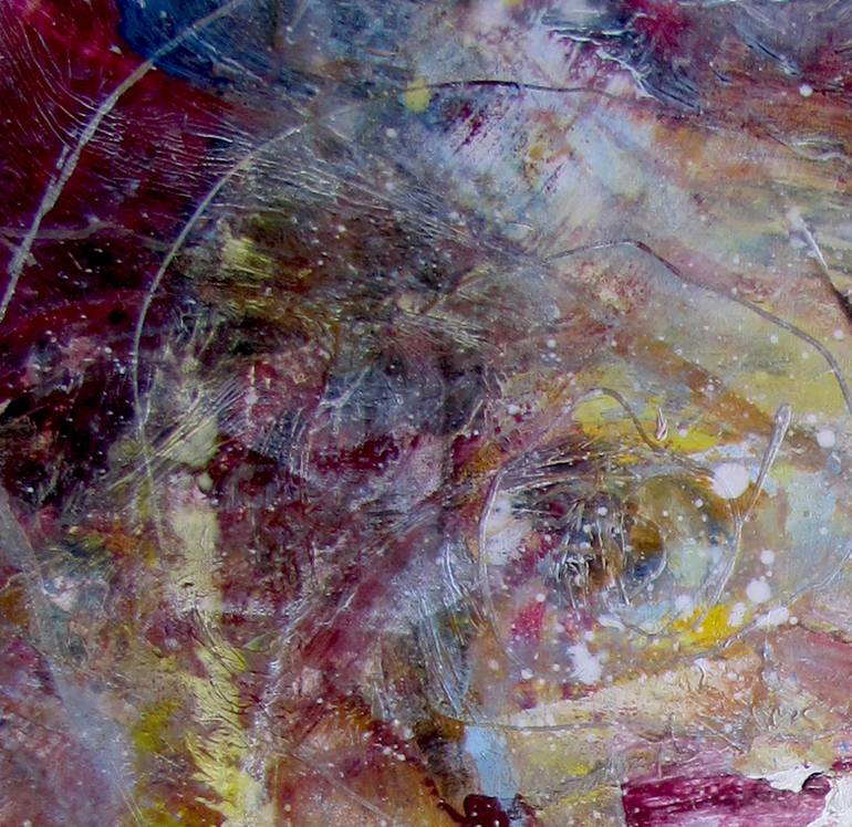 Original Abstract Outer Space Painting by Dmitri Matkovsky