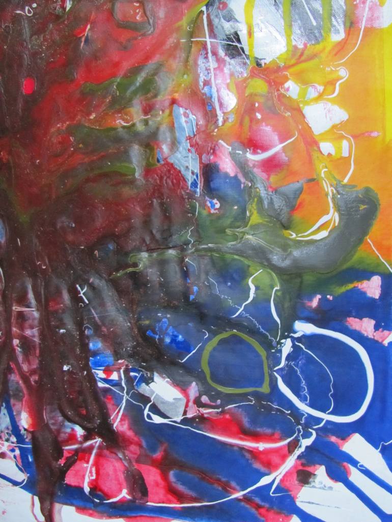 Original Abstract Expressionism Abstract Painting by Dmitri Matkovsky