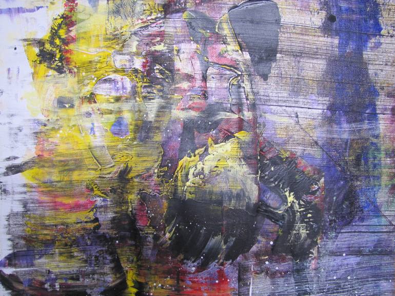 Original Abstract Expressionism Abstract Painting by Dmitri Matkovsky