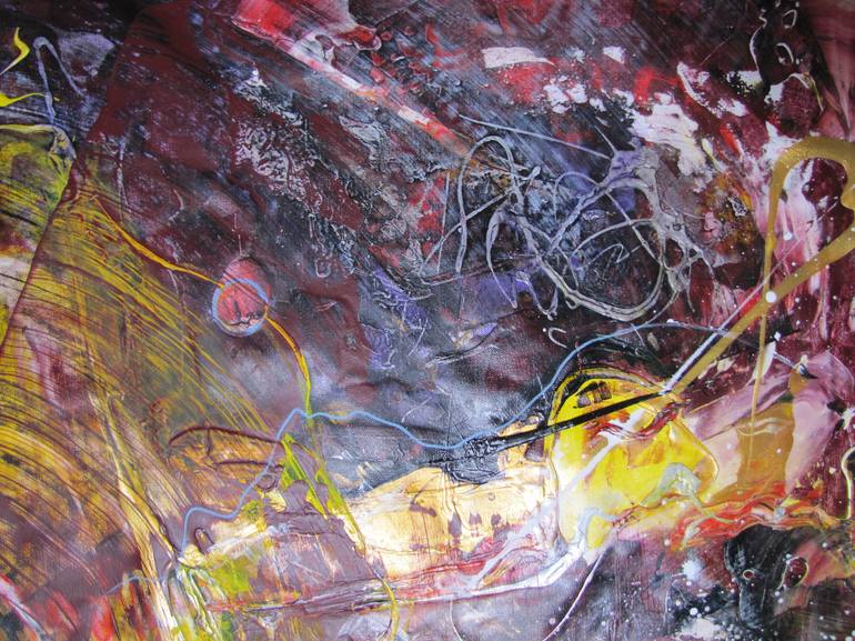 Original Abstract Expressionism Abstract Painting by Dmitri Matkovsky