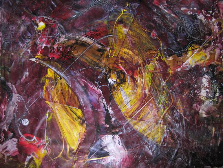 Original Abstract Expressionism Abstract Painting by Dmitri Matkovsky