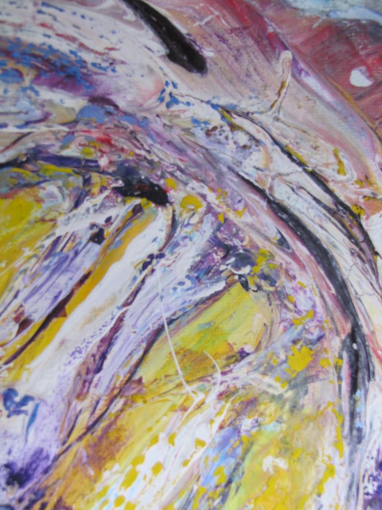 Original Abstract Expressionism Abstract Painting by Dmitri Matkovsky