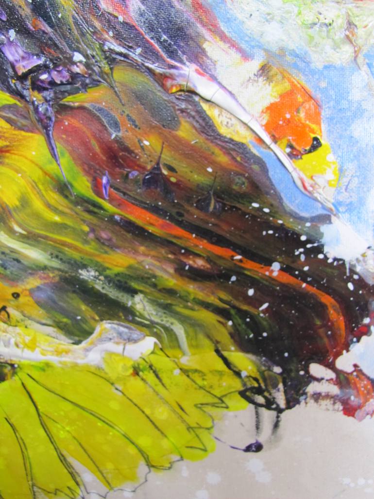 Original Abstract Nature Painting by Dmitri Matkovsky