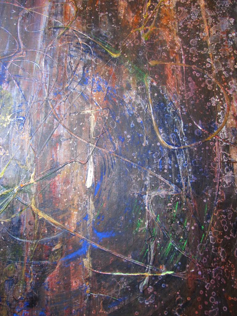 Original Abstract Expressionism Abstract Painting by Dmitri Matkovsky