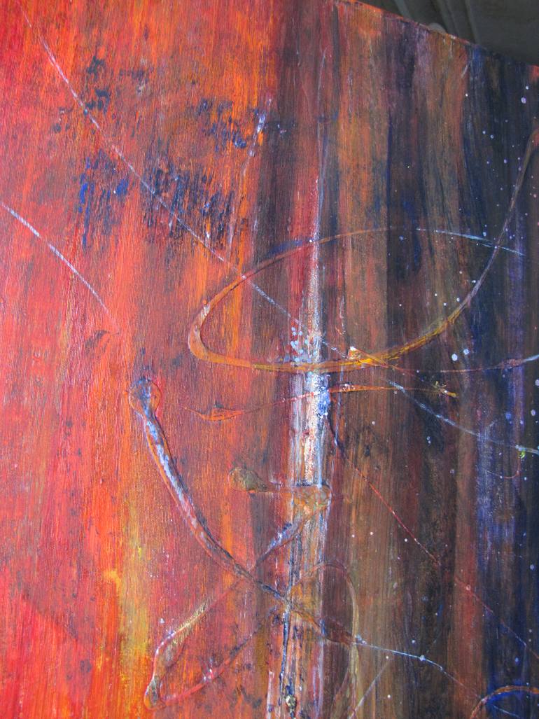Original Abstract Expressionism Abstract Painting by Dmitri Matkovsky