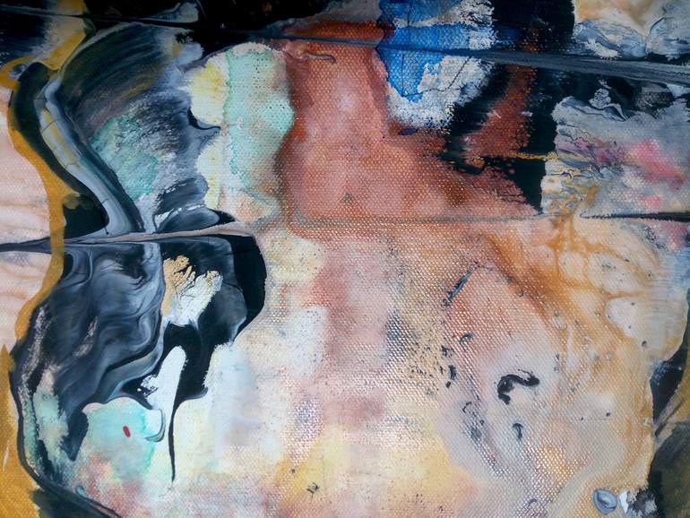 Original Abstract Expressionism Abstract Painting by Dmitri Matkovsky