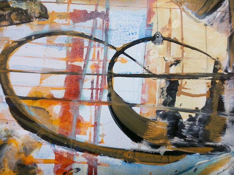 Original Abstract Expressionism Abstract Painting by Dmitri Matkovsky