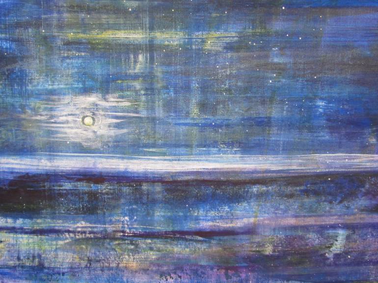 Original Abstract Landscape Painting by Dmitri Matkovsky