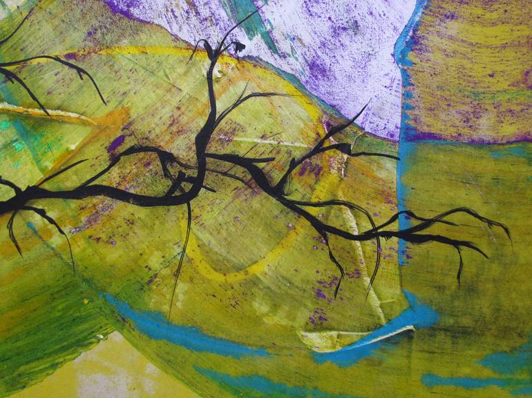 Original Abstract Nature Painting by Dmitri Matkovsky
