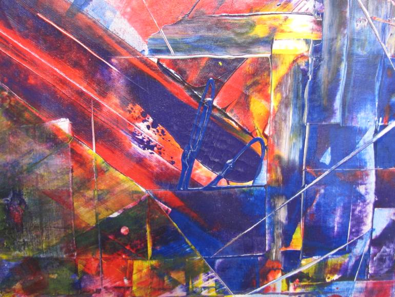 Original Abstract Expressionism Abstract Painting by Dmitri Matkovsky