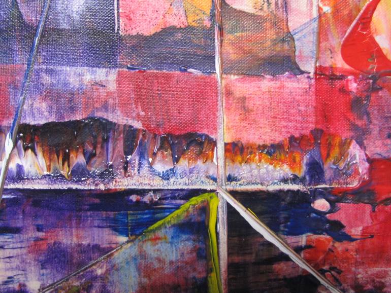 Original Abstract Expressionism Abstract Painting by Dmitri Matkovsky