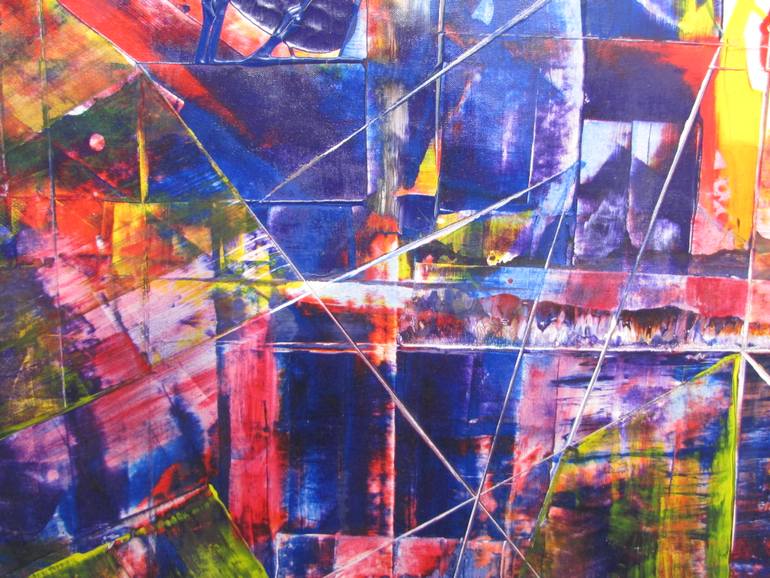 Original Abstract Expressionism Abstract Painting by Dmitri Matkovsky