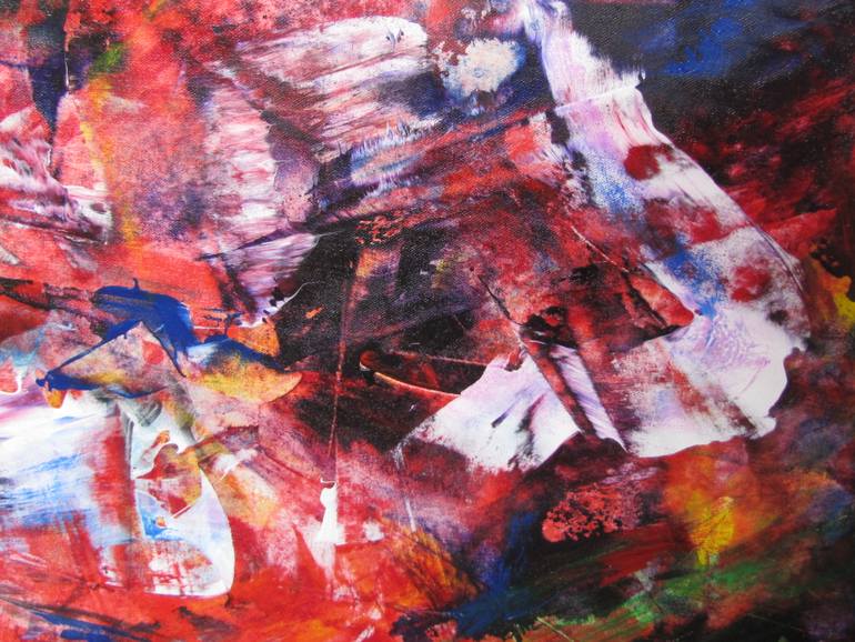 Original Abstract Expressionism Abstract Painting by Dmitri Matkovsky