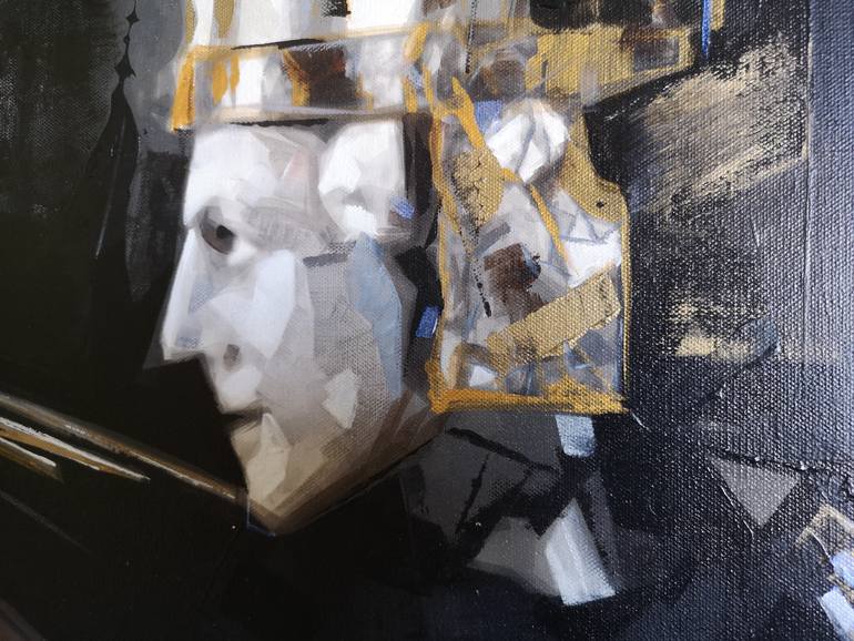 Original Cubism Performing Arts Painting by Dmitri Matkovsky