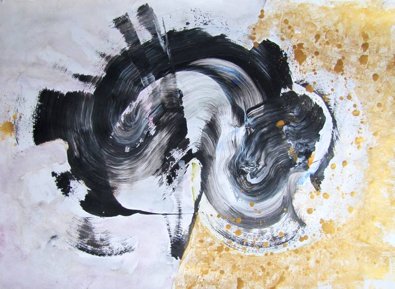 Original Abstract Expressionism Abstract Painting by Dmitri Matkovsky
