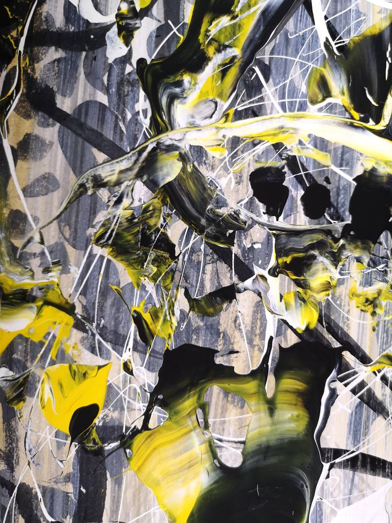 Original Abstract Expressionism Abstract Painting by Dmitri Matkovsky