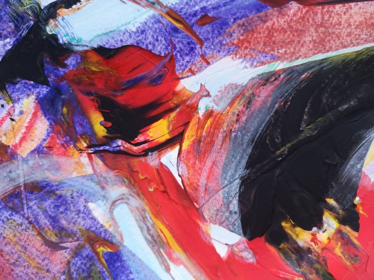 Original Abstract Expressionism Abstract Painting by Dmitri Matkovsky