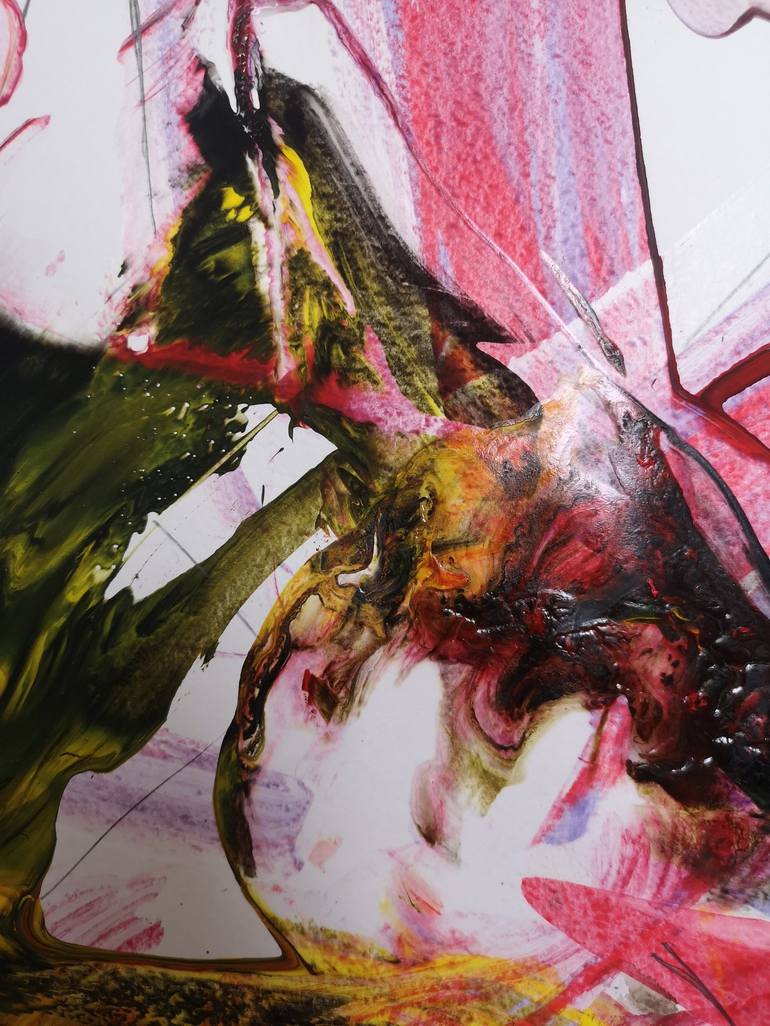 Original Abstract Expressionism Abstract Painting by Dmitri Matkovsky