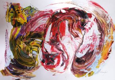 Original Abstract Expressionism Abstract Paintings by Dmitri Matkovsky