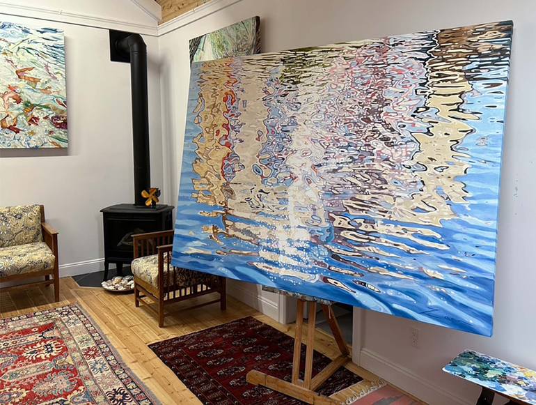 Original Abstract Expressionism Water Painting by Zaan Claassens