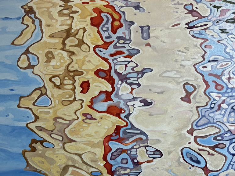 Original Abstract Expressionism Water Painting by ZAAN CLAASSENS