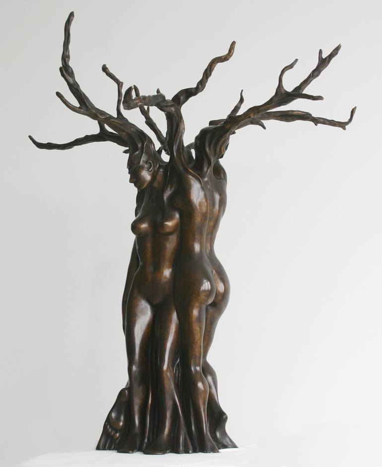 Original Fine Art Nude Sculpture by ZAAN CLAASSENS