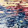 This painting was inspired by a trip I took with my Mom to Giverny where Monet lived and painted his masterpieces. This is my interpretation of the glorious colours dancing on his lily pond.