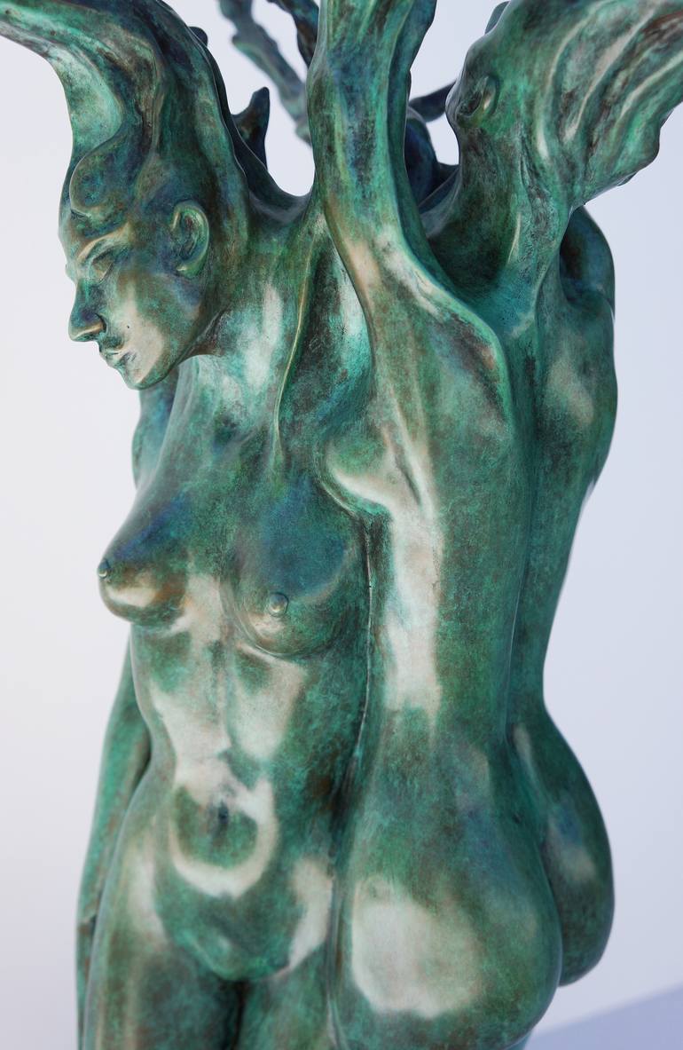 Original Figurative Nude Sculpture by ZAAN CLAASSENS