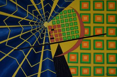 Print of Geometric Paintings by Brenda Carlin