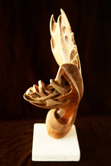 Original Abstract People Sculpture by Laura Şoneriu
