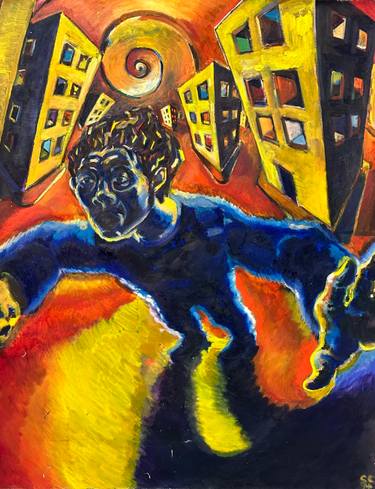 Original Contemporary People Painting by Claus Castenskiold