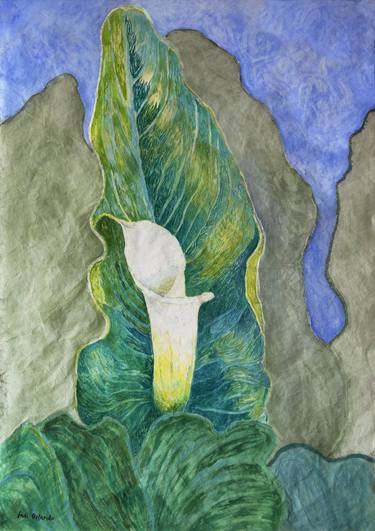 Original Figurative Botanic Paintings by Indi Orlando - Izabella Pajonk