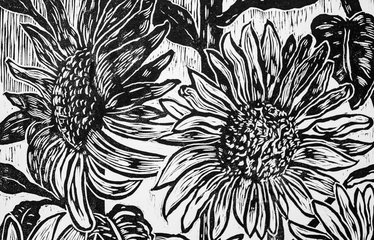 Sunflowers - Limited Edition of 20 Printmaking by Matthew Broughton ...