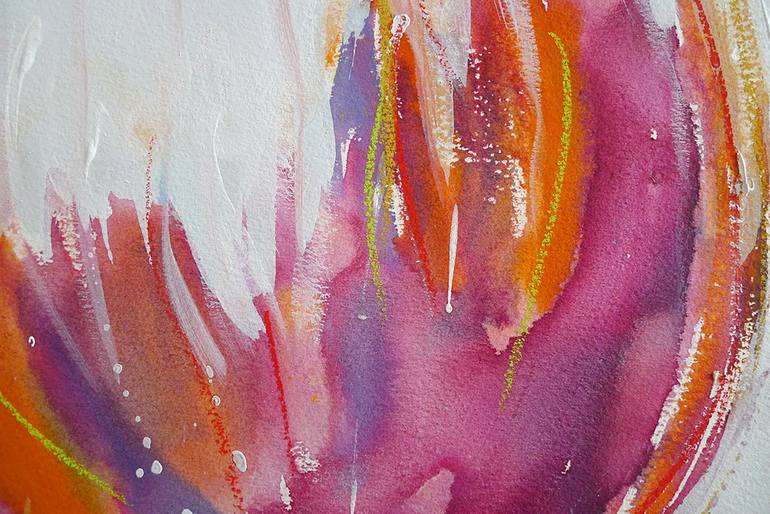 Original Abstract Expressionism Landscape Painting by Vincent Dugast