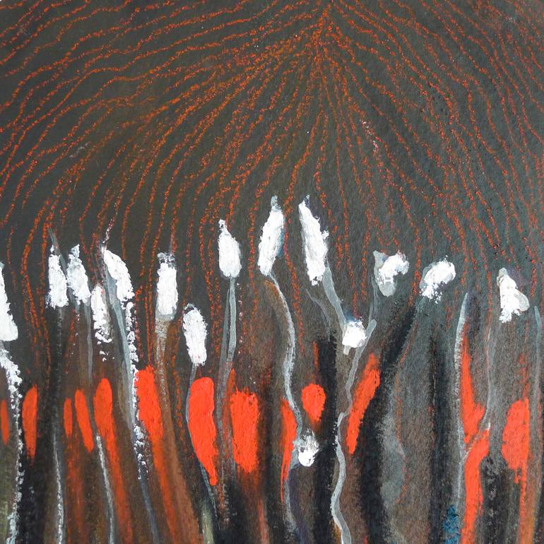 Original Abstract Expressionism Fantasy Painting by Vincent Dugast