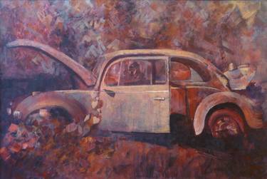 Print of Automobile Paintings by Gabriela Etchandy