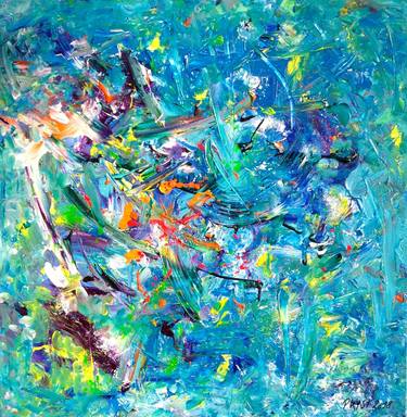 Original Abstract Paintings by Peter Kyst Hoejbo