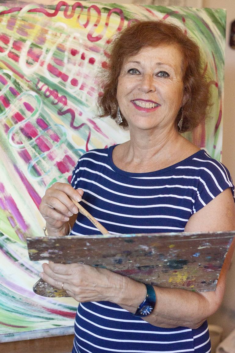 Original Abstract Painting by Carla Fossi