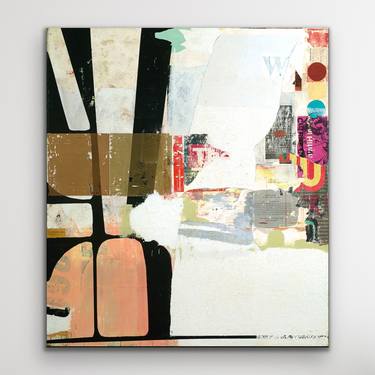 Original Fine Art Abstract Collage by Michael Cutlip