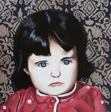 Original Portrait Painting by Michele Gras