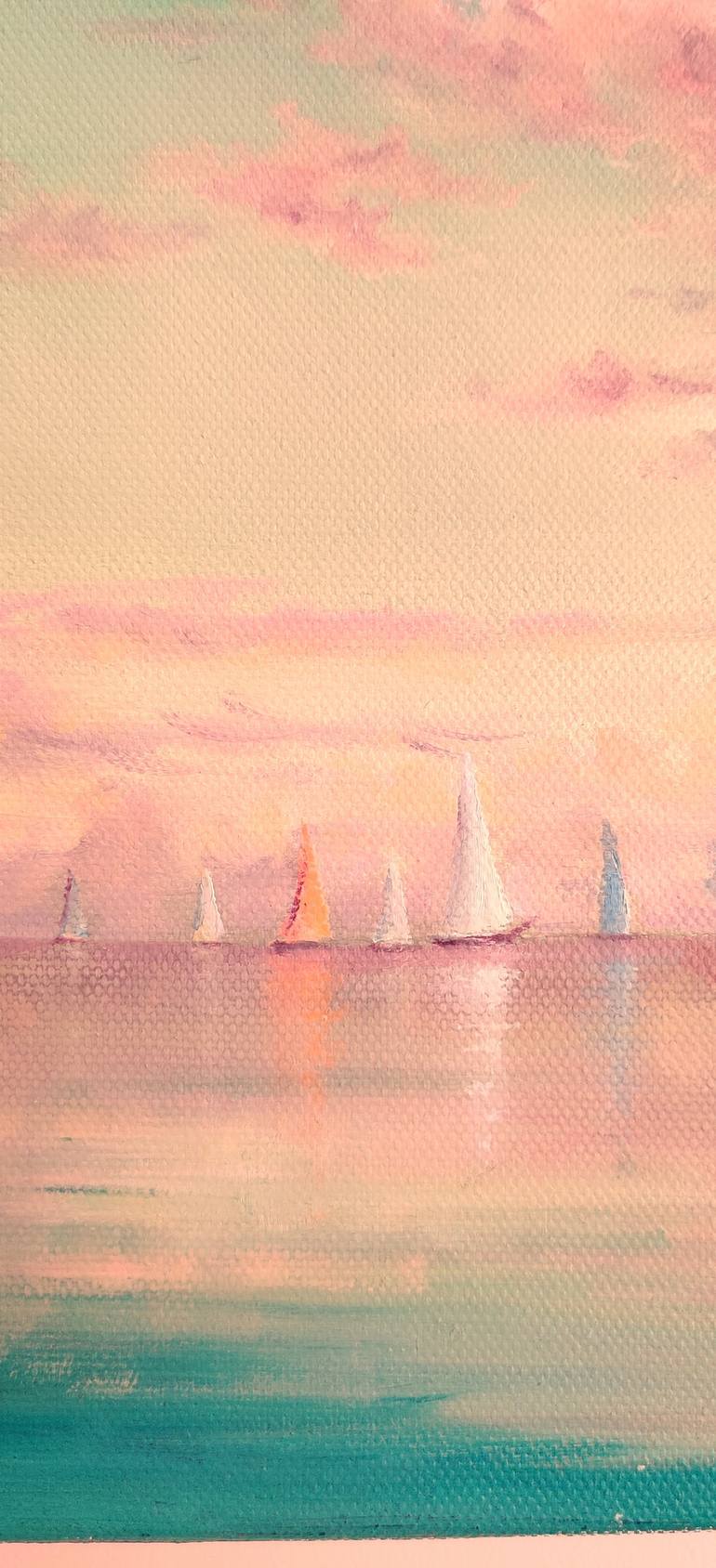 Original Realism Seascape Painting by Marina Kusraeva