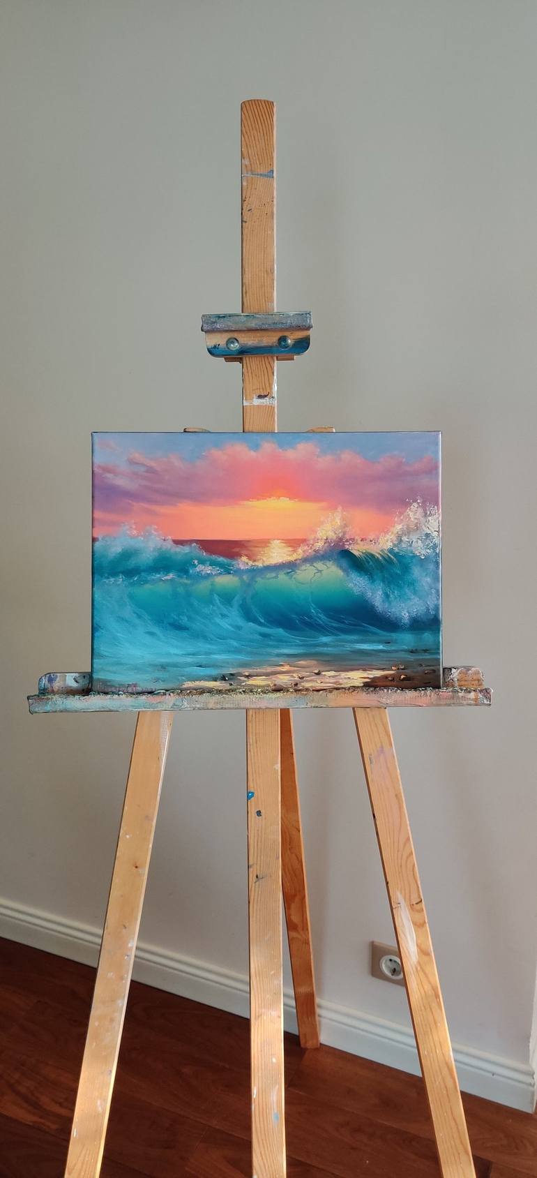 Original Seascape Painting by Marina Kusraeva