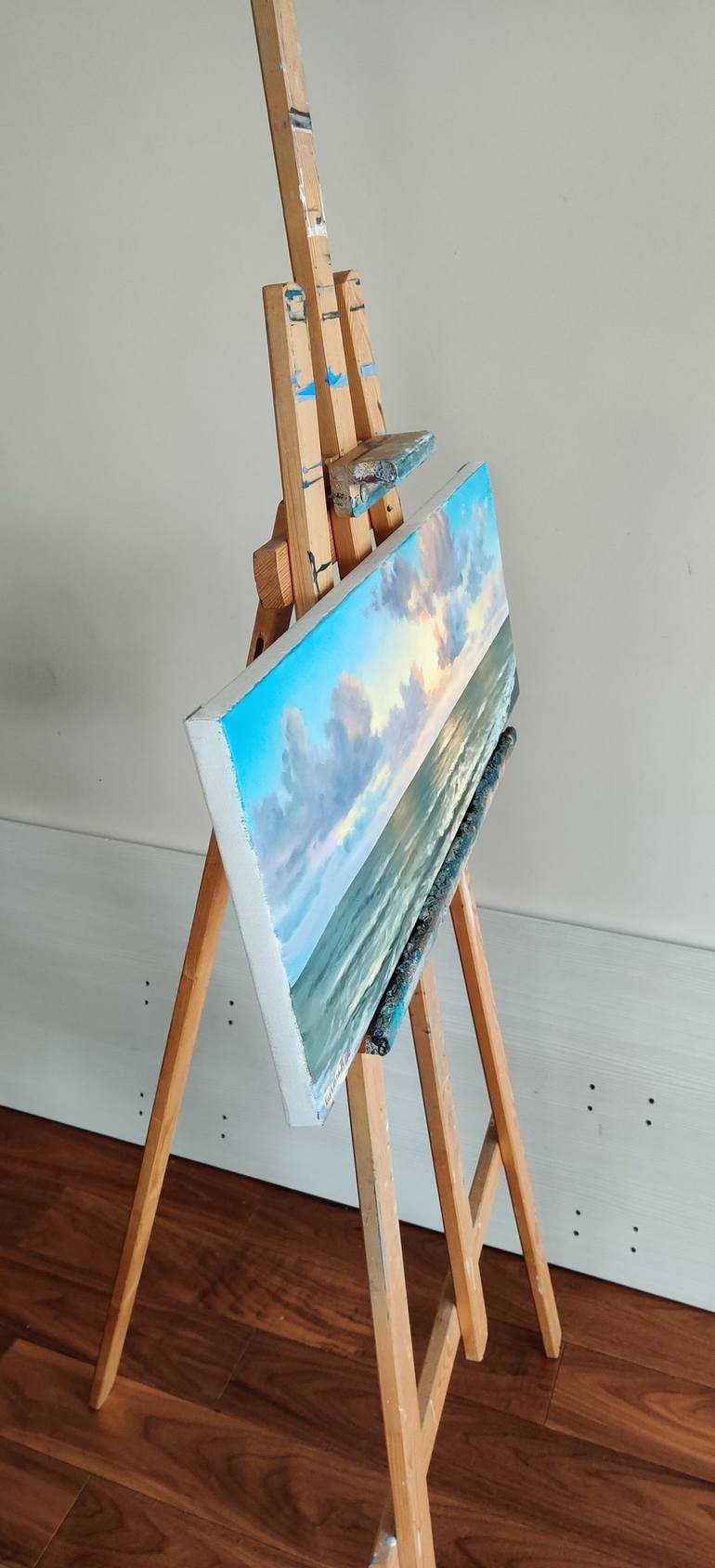 Original Impressionism Seascape Painting by Marina Kusraeva